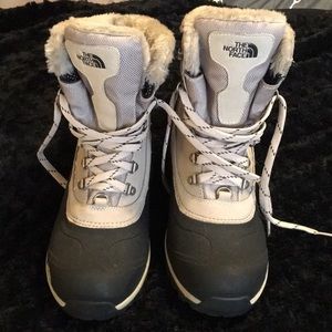 The North Face winter boots.
